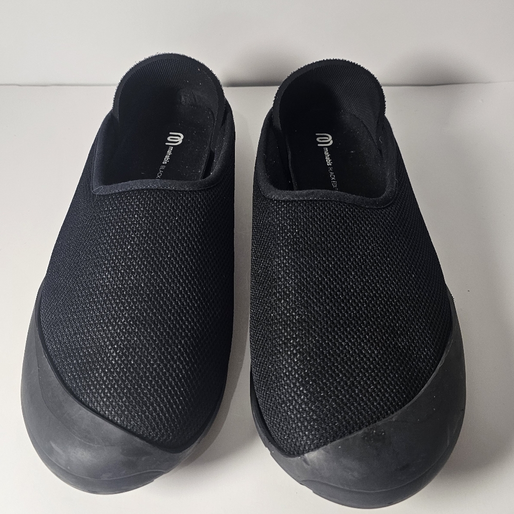 Mahabis Black Edition Curve Classic Slippers Removable Sole Black Size EU42